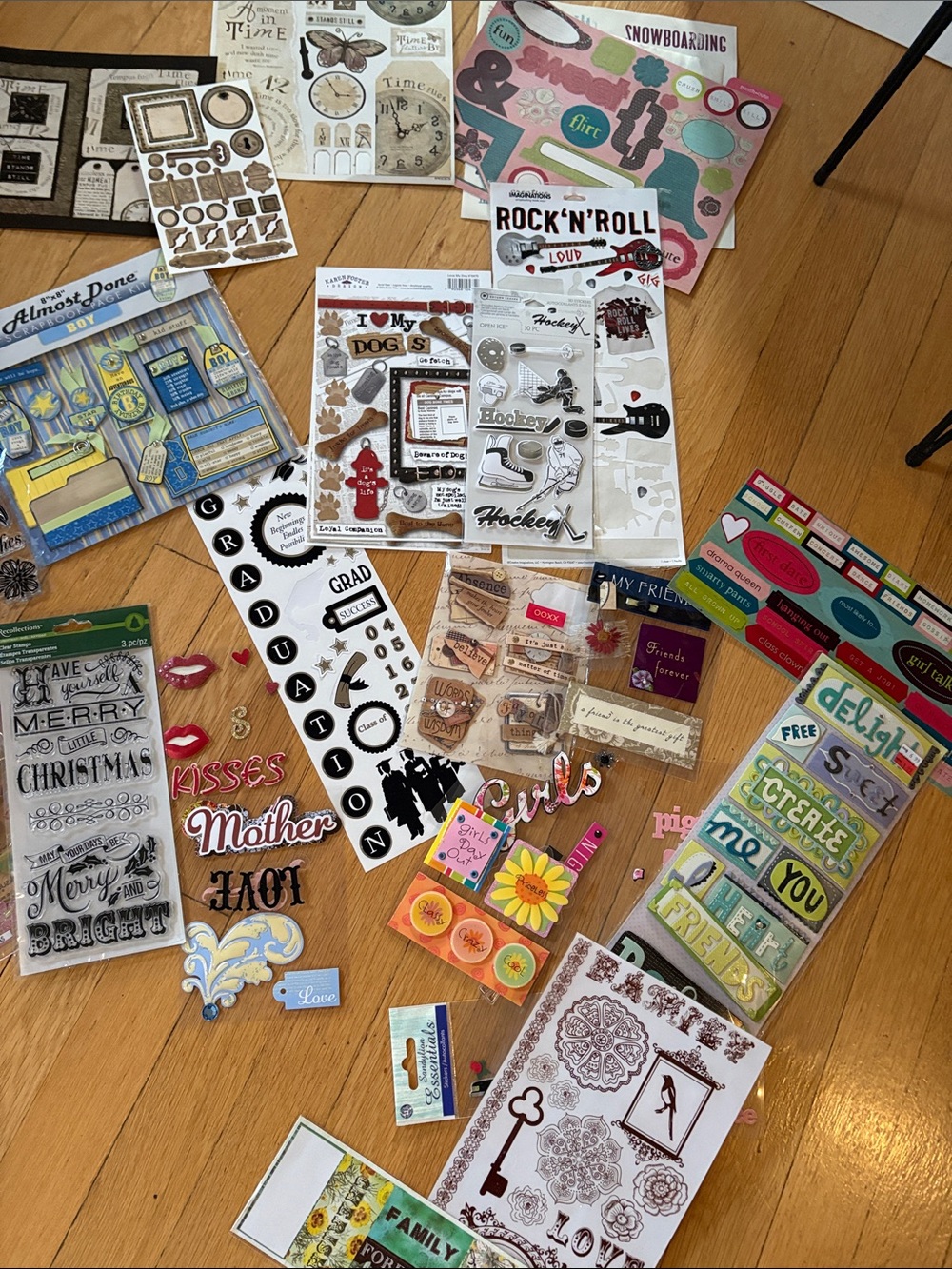 Assorted Decorative Stickers for Scrapbooks or cards! New! Make an offer!